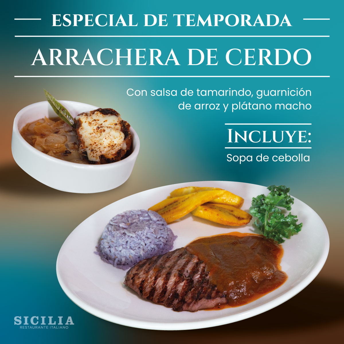 Promoción Restaurante Sicilia abril 2023